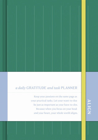 Align: A Daily Gratitude and Task Planner Hardcover by Compendium