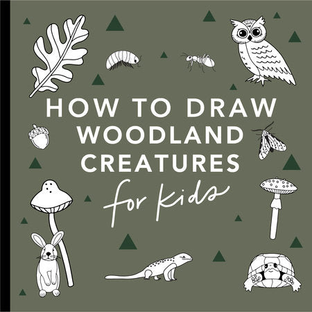 Mushrooms & Woodland Creatures: How to Draw Books for Kids with Woodland Creatures, Bugs, Plants, and Fungi Paperback by Alli Koch