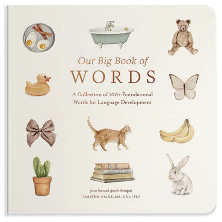 Our Big Book of First Words Board Book by Tabitha Paige