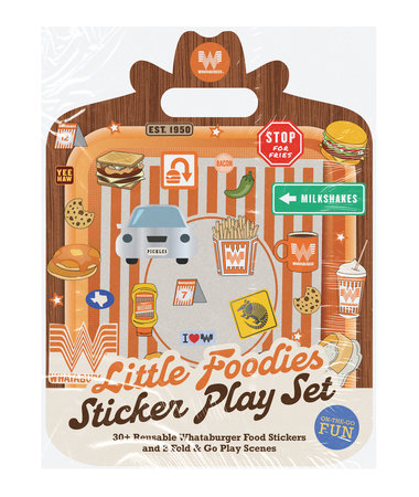 Little Foodies Reusable Sticker Play Set Paperback by Blue Star Press
