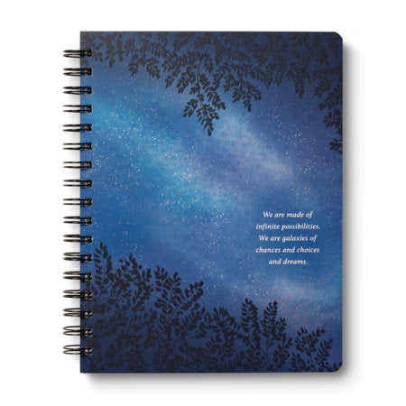 Spiral Notebook: We Are Made of Infinite Possibilities Hardcover by Compendium
