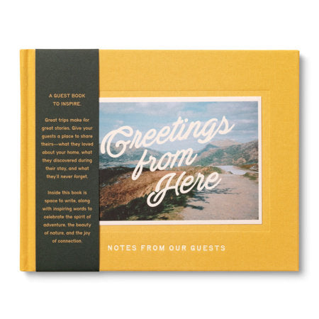 Greetings from Here Hardcover by Compendium