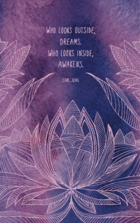 Write Now Journal: "Who looks outside, dreams. Who looks inside, awakens." -Carl Jung Merchandise by Compendium