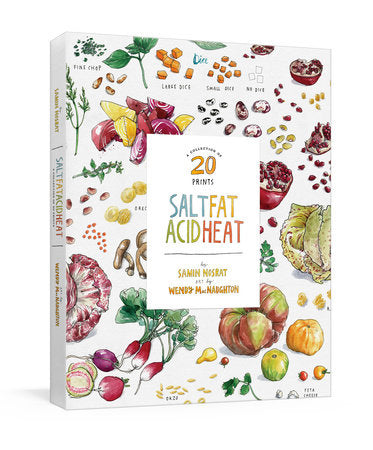 Salt, Fat, Acid, Heat: A Collection of 20 Prints Merchandise by By Samin Nosrat Art by Wendy MacNaughton
