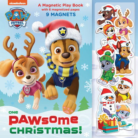 One Pawsome Christmas: A Magnetic Play Book (PAW Patrol) Board Book by Random House; illustrated by Random House