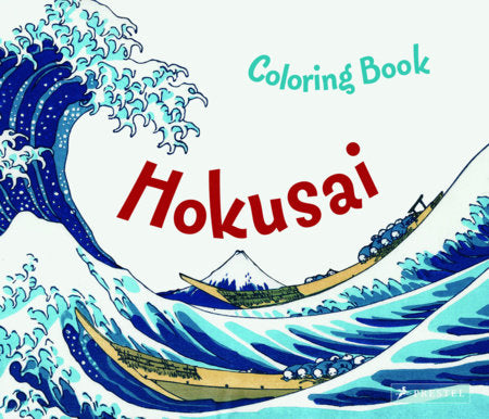 Coloring Book Hokusai Paperback by Maria Krause