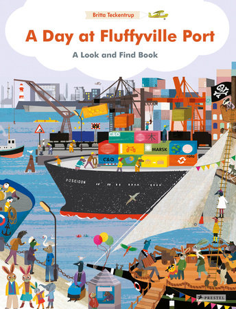 A Day at Fluffyville Port Board Book by Britta Teckentrup