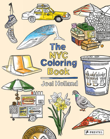The NYC Coloring Book Paperback by Joel Holland
