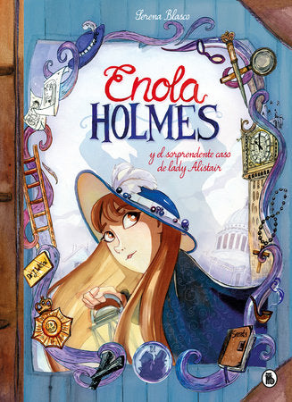 Enola Holmes y el sorprendente caso de Lady Alistair / Enola Holmes: The Case of the Left - Handed Lady Hardcover by Nancy Springer / Serena Blasco