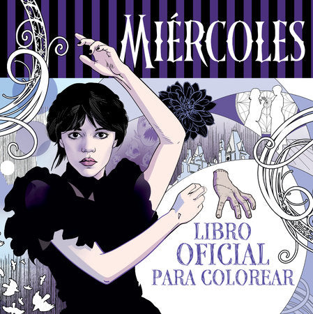 Miércoles Addams. Libro oficial para colorear / Wednesday: Official Coloring Book Paperback by Varios Autores