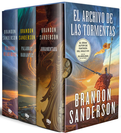 Estuche Archivo de las tormentas / The Stormlight Archive Boxed Set: (The Way of Kings, Words of Radiance, Oathbringer) Boxed Set by Brandon Sanderson
