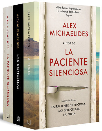 Pack Alex Michaelides (contiene: La paciente silenciosa; Las doncellas; La furia) / Pack Alex Michaelides (contains: The Silent Patient, The Maidens, The Fury) Paperback by Alex Michaelides