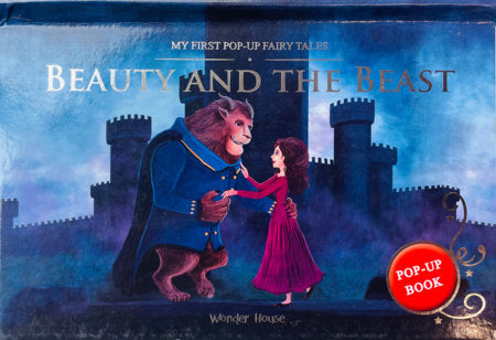 My First Pop-Up Fairy Tales - Beauty And The Beast : Pop up Books for children Hardcover by Wonder House Books