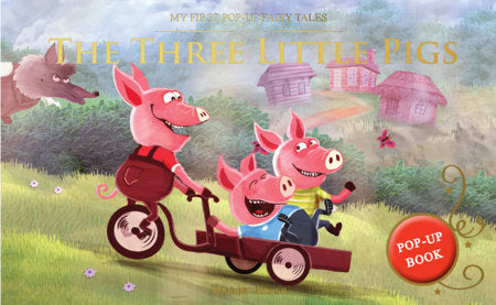 My First Pop-Up Fairy Tales - Three Little Pigs : Pop up Books for children Hardcover by Wonder House Books