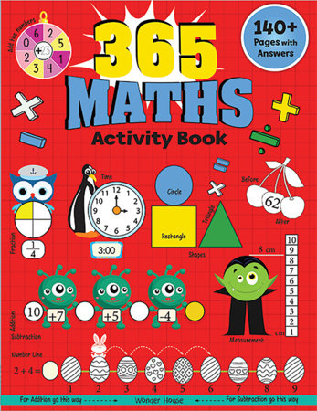 365 Maths Activity Book For Kids: Age 5+ Paperback by Wonder House Books