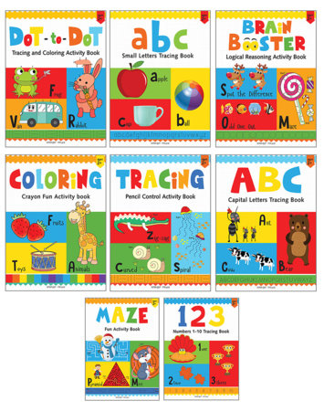 Preschool Complete Learning Activity Pack For Kids (Box Set of 8 Books) Boxed Set by Wonder House Books