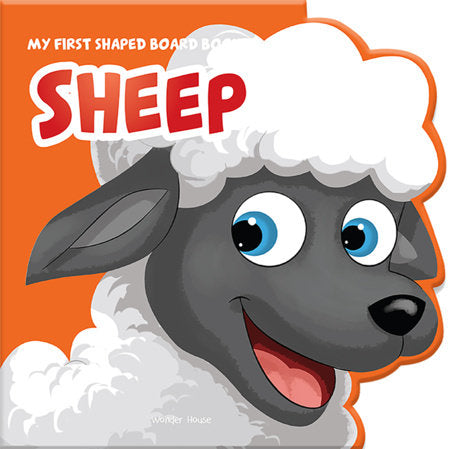 My First Shaped Board Book: Illustrated Sheep - Animal Picture Book for Kids Age 2+ Board book Board Book by Wonder House Books