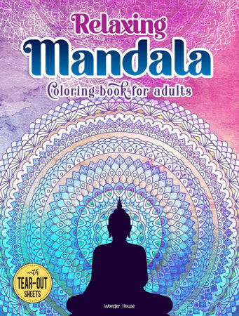 Relaxing Mandala Coloring Book For Adults Paperback by Wonder House Books