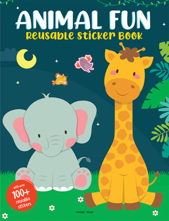 Animal Fun Reusable Sticker Book For Children Paperback by Wonder House Books