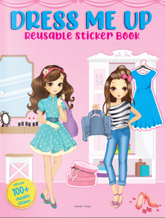 Dress Me Up Reusable Sticker Book For Chindren Paperback by Wonder House Books