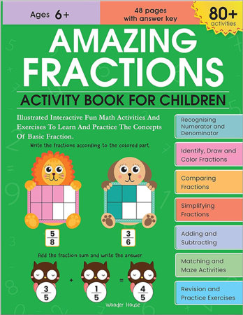 Amazing Fractions : Activity Book for Children Paperback by Wonder House Books