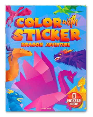 Color with Sticker - Dragon Adventure Paperback by Wonder House Books