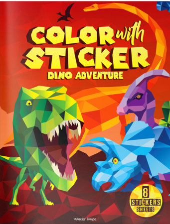 Color with Sticker - Dino Adventure Paperback by Wonder House Books