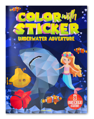 Color with Sticker - Underwater Adventure Paperback by Wonder House Books