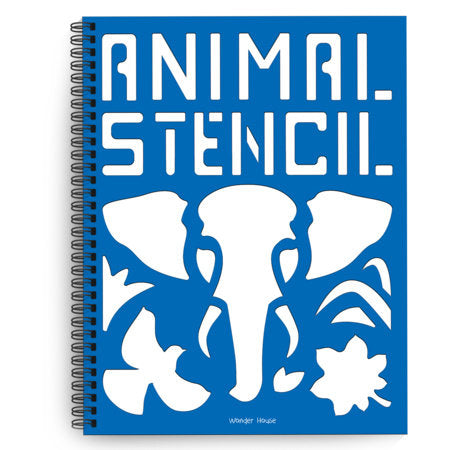 Stencil Book: Animal Board Book by Wonder House Books