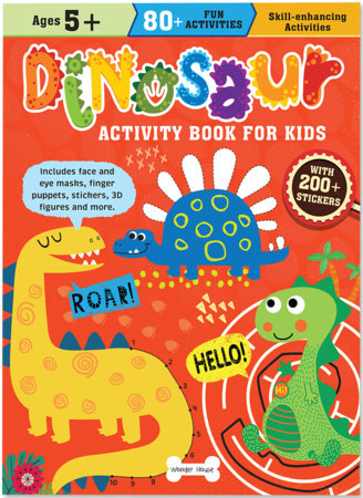 Dinosaur Activity Book For Kids Paperback by Wonder House Books