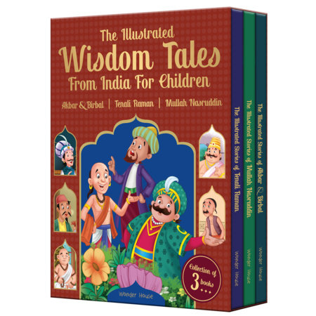 Illustrated Wisdom Tales From India For Children (Collection of 3 books), The Boxed Set by Wonder House Books