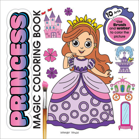 Princess Magic Coloring Book Paperback by Wonder House Books