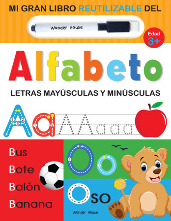 My Big Wipe Clean Book of Alphabet Capital and Small letters - Spanish Board Book by Wonder House Books