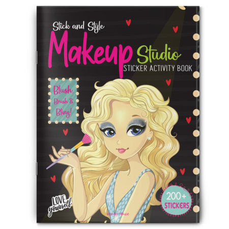 Stick and Style - Makeup Studio (Sticker Activity Book) Paperback by Wonder House Books