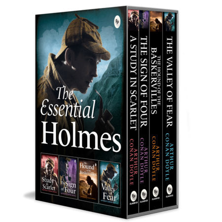 Essential Holmes Boxed Set (A Study in Scarlet, The Sign of Four, The Hound of Baskervilles, and The Valley of Fear), The Boxed Set by Arthur Conan Doyle