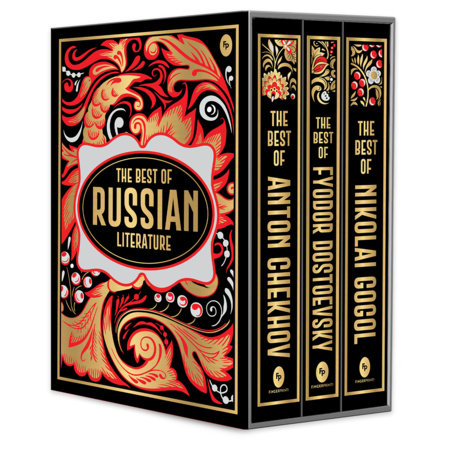 Best of Russian Literature (Deluxe Hardbound Edition/Boxed Set), The Hardcover by Anton Chekhov, Nikolai Gogol, and Fyodor Dostoevsky