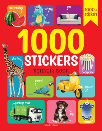 My First 1000 Stickers Paperback by Wonder House Books, Ana Sebastián