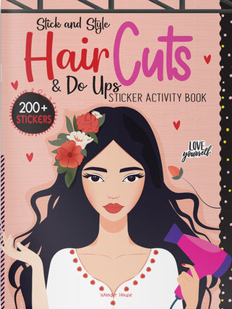 Stick and Style - Hair cuts & Do ups (Sticker Activity Book) Paperback by Wonder House Books