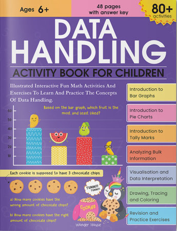 Data Handling Activity Book For Kids Paperback by Wonder House Books