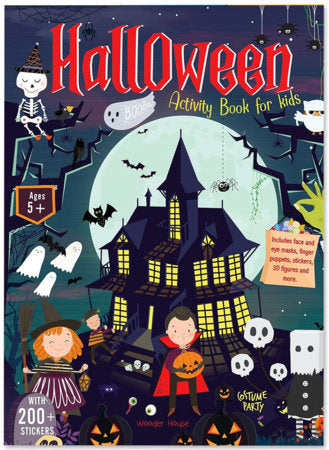 Halloween Activity Book For Kids Paperback by Wonder House Books