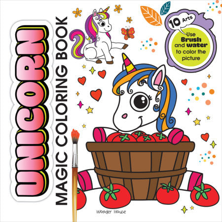 Unicorn Magic Coloring Book Paperback by Wonder House Books
