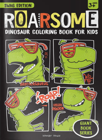 Roarsome Giant Coloring Book For Kids Paperback by Wonder House Books