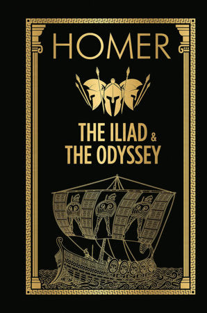 HOMER: The Iliad & the Odyssey (Deluxe Hardbound Edition) Hardcover by Homer