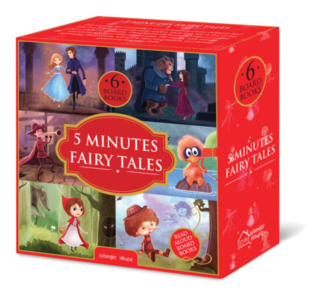 5 Minutes Fairy Tales Bookset: Giftset of 6 Board Books for Children (Abridged and Retold) Boxed Set by Wonder House Books