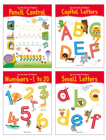 My First Super Boxset of Pencil Control and Patterns : Pack of 4 interactive activity books to practice Patterns, Numbers and Alphabet Boxed Set by Wonder House Books