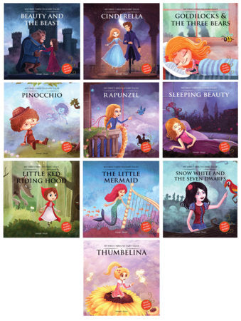 Princess Fairy Tales Boxset: A Set of 10 Classic Children Fairy Tales (Abridged and Retold) Boxed Set by Wonder House Books