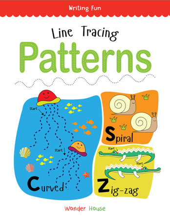 Line Tracing Patterns: Practice Drawing And Tracing Lines And Patterns Paperback by Wonder House Books