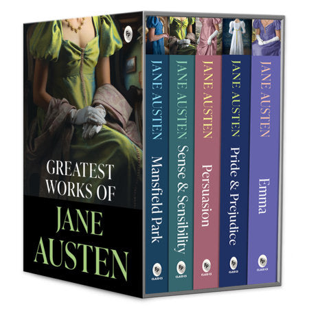 Greatest Works of Jane Austen (Set of 5 Books) Boxed Set by Jane Austen