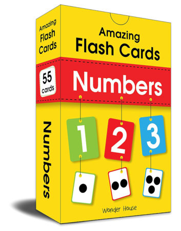 Amazing Flash Cards Numbers: Early Development of Preschool Toddler (55 Cards) Merchandise by Wonder House Books