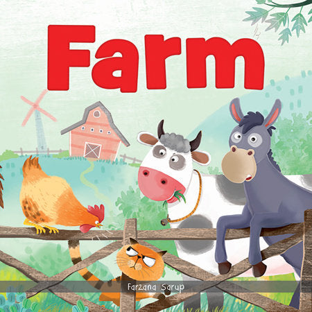 Farm - Illustrated Book On Farm Animals Paperback by Farzana Sarup